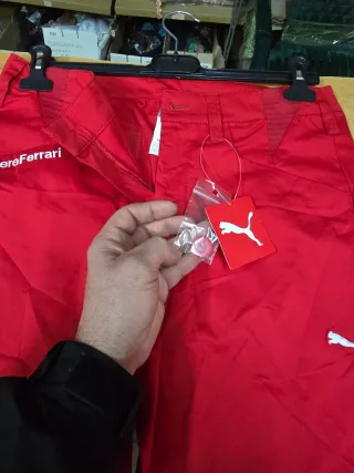 Pantaloni Puma Ferrari Uomo Rossi Nuovi