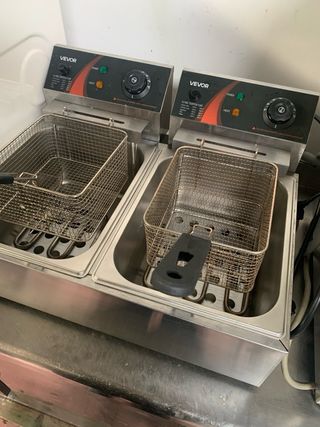 Freidora Doble VEVOR x 2 (1 Mes Uso)