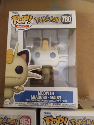Funko Pop! Pokémon Meowth, Snubbull, Pidgeotto