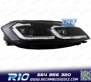 FAROS FULL LED DINAMICOS VOLKSWAGEN VW GOLF 7.5 17-19 LOOK R