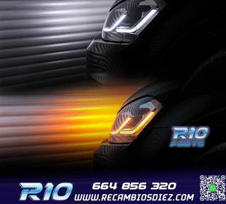 FAROS FULL LED DINAMICOS VOLKSWAGEN VW GOLF 7.5 17-19 LOOK R