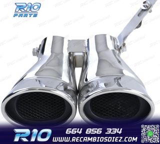 COLA ESCAPE MERCEDES CLASE C W203 00-07 CROMO