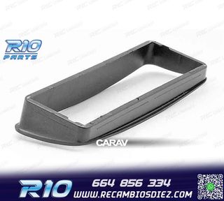 MARCO NEGRO RADIO 1-DIN PARA PEUGEOT 206 98-07