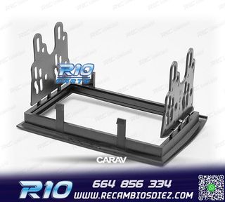 MARCO NEGRO RADIO 2-DIN PARA CITROEN JUMPER PEUGEOT BOXER FI