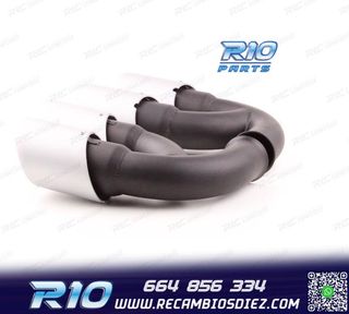 COLAS ESCAPE PORSCHE CAYENNE V8 GTS TURBO S 10-14 PLATA MATE