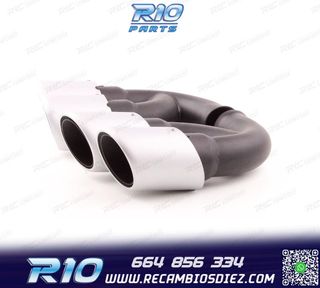 COLAS ESCAPE PORSCHE CAYENNE V8 GTS TURBO S 10-14 PLATA MATE