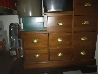 Mueble cajonera madera
