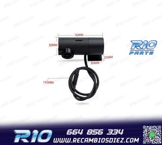 CÁMARA FRONTAL DE GRABACIÓN DVR 360º RADIOS XTRONS