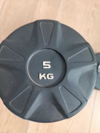 Lote 2 Mancuernas 5 Kg