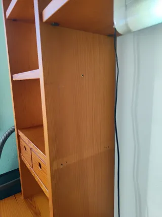 Estantería de madera para escritorio