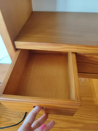 Estantería de madera para escritorio