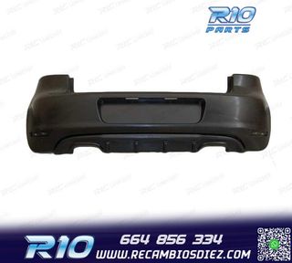 PARAGOLPES TRASERO VOLKSWAGEN VW GOLF 6 DOBLE SALIDA