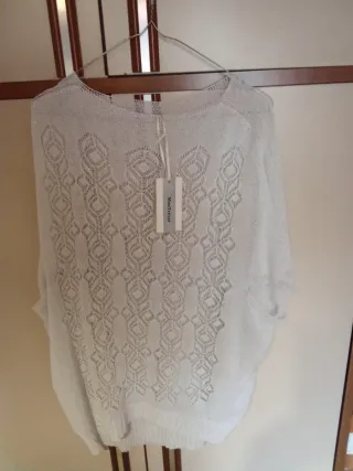 Maglia donna bianca taglia unica