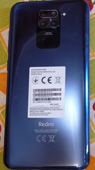 Móvil Redmi Note 9 semi Nuevo