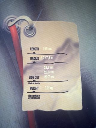 Tabla Snowboard 159 con fijaciones