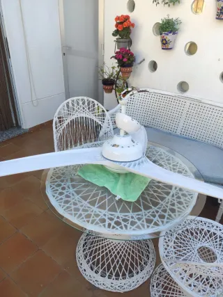 Ventilador de techo blanco con mando,inspire!!