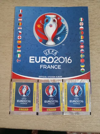 Album Panini Euro 2016 Francia + 3 bustine