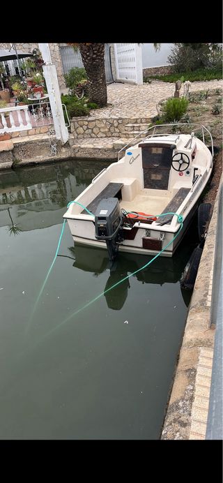 Barco 4,10m con motor 40 CV 2T