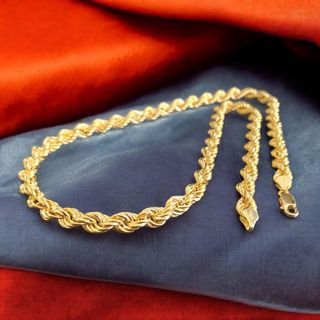 Cadena Oro 18K Cordón Salomónico 7.5mm Hombre