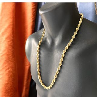 Cadena Oro 18K Cordón Salomónico 7.5mm Hombre