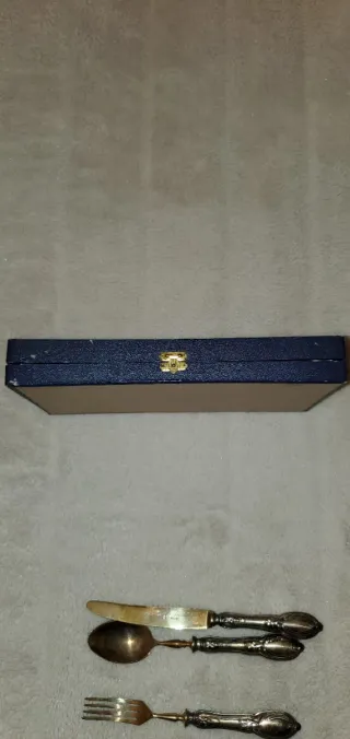 Set Posate Dessert Vintage Argento 800 Solingen