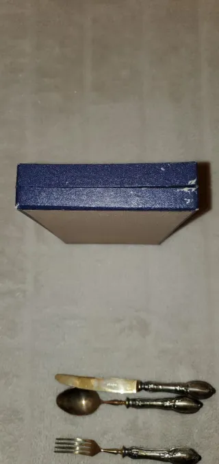 Set Posate Dessert Vintage Argento 800 Solingen