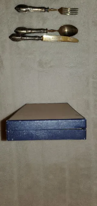 Set Posate Dessert Vintage Argento 800 Solingen