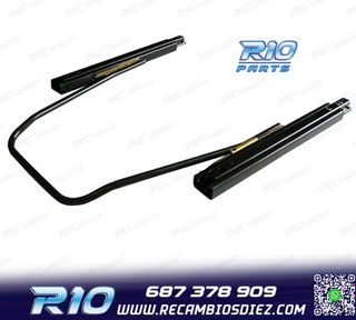 KIT ASIENTO BAQUET UNIVERSAL CUERO NEGRO ESTILO SPORTSTER CU