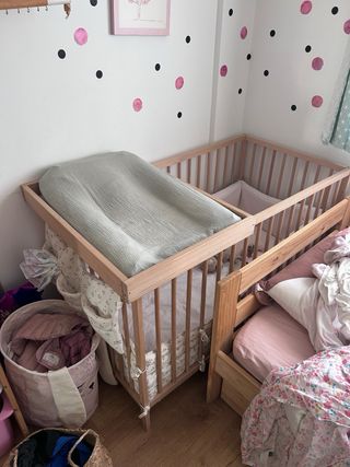 Cuna de madera haya IKEA