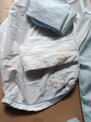 Set Lenzuolini Culla/Lettino Ricamati