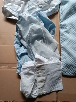 Set Lenzuolini Culla/Lettino Ricamati