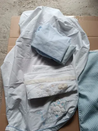 Set Lenzuolini Culla/Lettino Ricamati