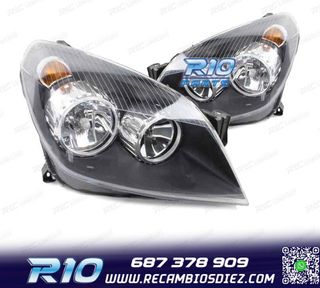 FAROS PARA OPEL ASTRA H FONDO NEGRO 04-11