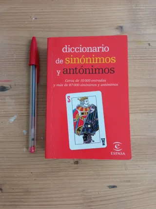 Diccionario mini de sinónimos y antónimos