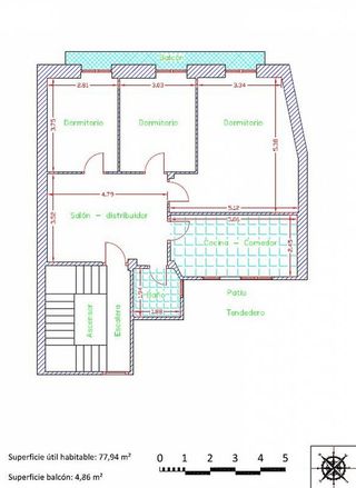 Piso en venta en Gros en San Sebastián-Donostia