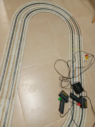 Circuito Scalextric Nieve c3 efecto hielo