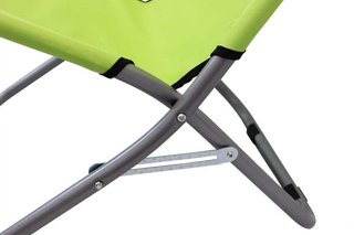Sedia da Spiaggia Prendisole Pieghevole 33-74 cm