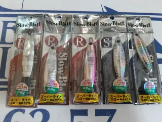 5 señuelos de pesca Slow Blatt 60g