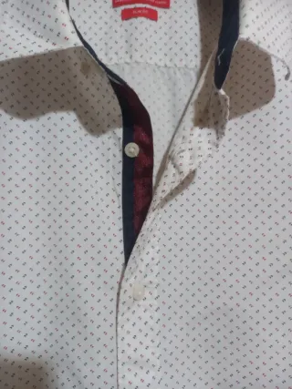 Camisa Zara Hombre Blanca Talla XXL