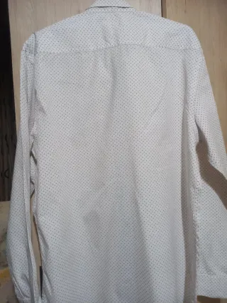 Camisa Zara Hombre Blanca Talla XXL