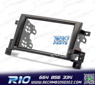 MARCO NEGRO RADIO 2-DIN PARA SUZUKI