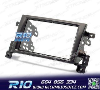 MARCO NEGRO RADIO 2-DIN PARA SUZUKI