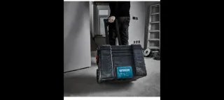 Caja de herramientas Erbauer con ruedas