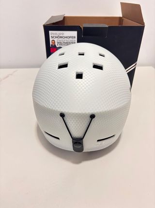 Casco Esquí Black Crevice Gstaad Blanco