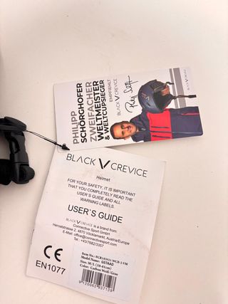 Casco Esquí Black Crevice Gstaad Blanco