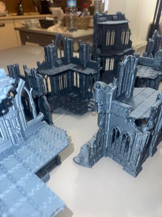 Modular Ruins Terrain Set Sci-fi Gothic Scenario