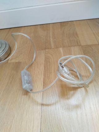 Lámpara Zara Home Cristal y Metal