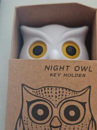 Portachiavi Night Owl a forma di gufo 3 versioni