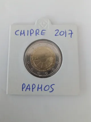 Cipro 2017 Papos Moneta 2 Euro. Senza circolazione
