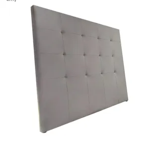 Cabecero Tapizado plata Piel Sintética cama 135
